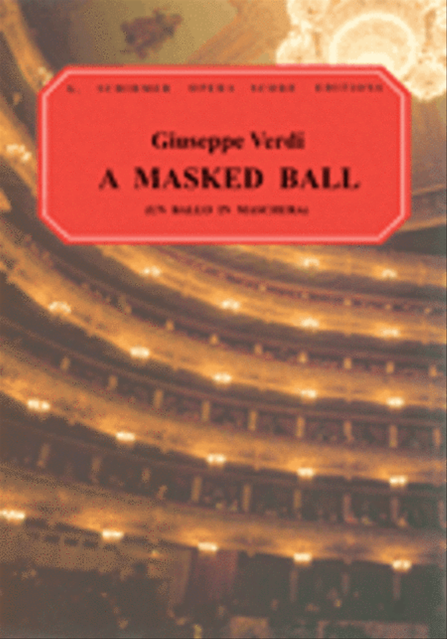 Un Ballo in Maschera (A Masked Ball) Voice scores gallery preview page 1