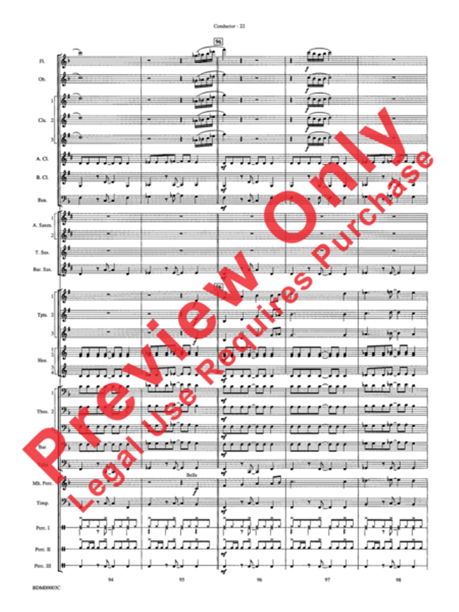 Overture de Argentina Overture de Argentina Concert Band scores gallery preview page 24