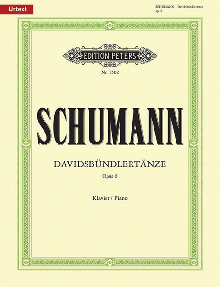 Davidsbündlertänze Op. 6 by Robert Schumann Piano - Sheet Music