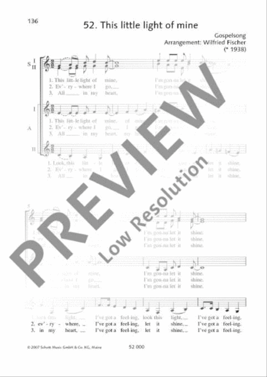 This little light of mine SSAA scores gallery preview page 2