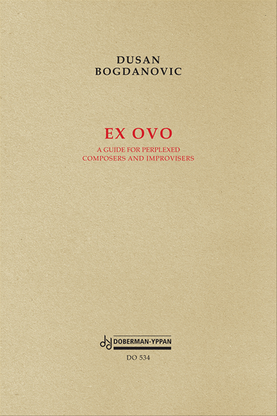 Ex ovo - A guide (book) Collection / Songbook scores gallery preview page 1