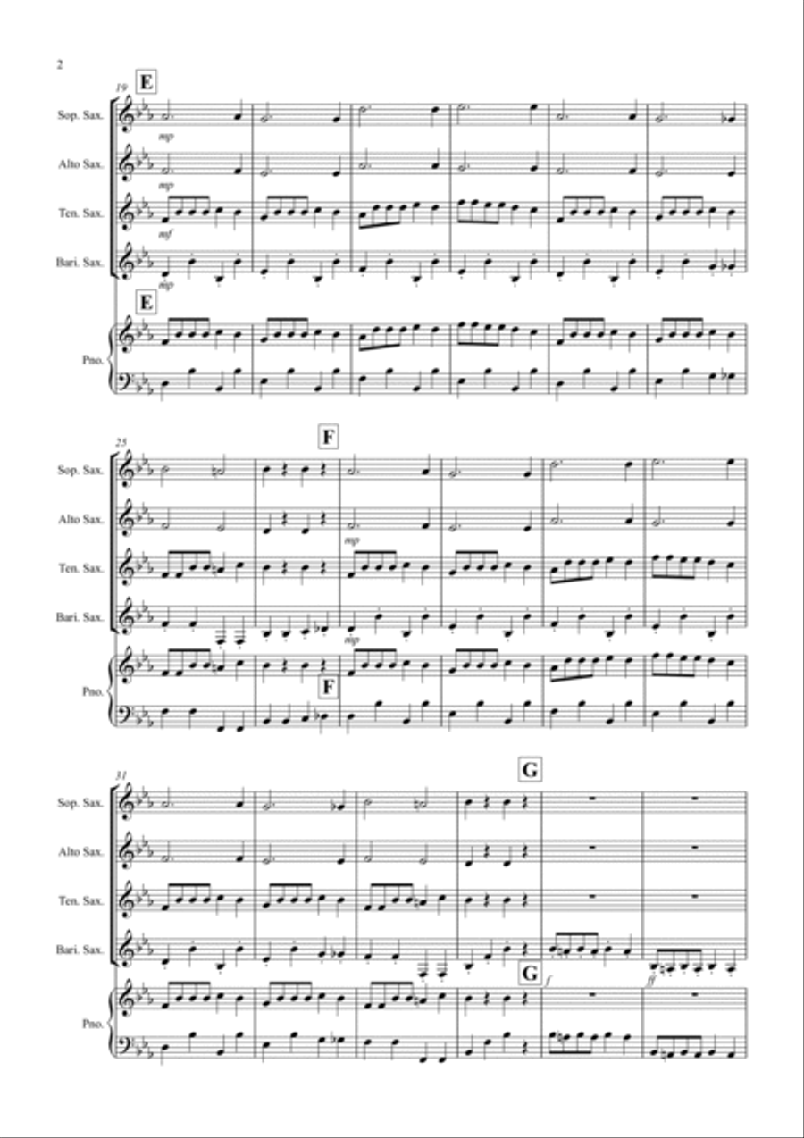 Dance of the Reed Pipes (Fantasia from Nutcracker) for Saxophone Quartet Dance of the Reed Pipes (Fantasia from Nutcracker) for Saxophone Quartet Saxophone Quartet scores gallery preview page 2