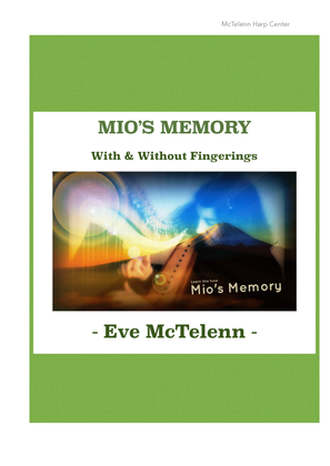 Book cover for Mio's Memory - intermediate & 27 String Harp | McTelenn Harp Center