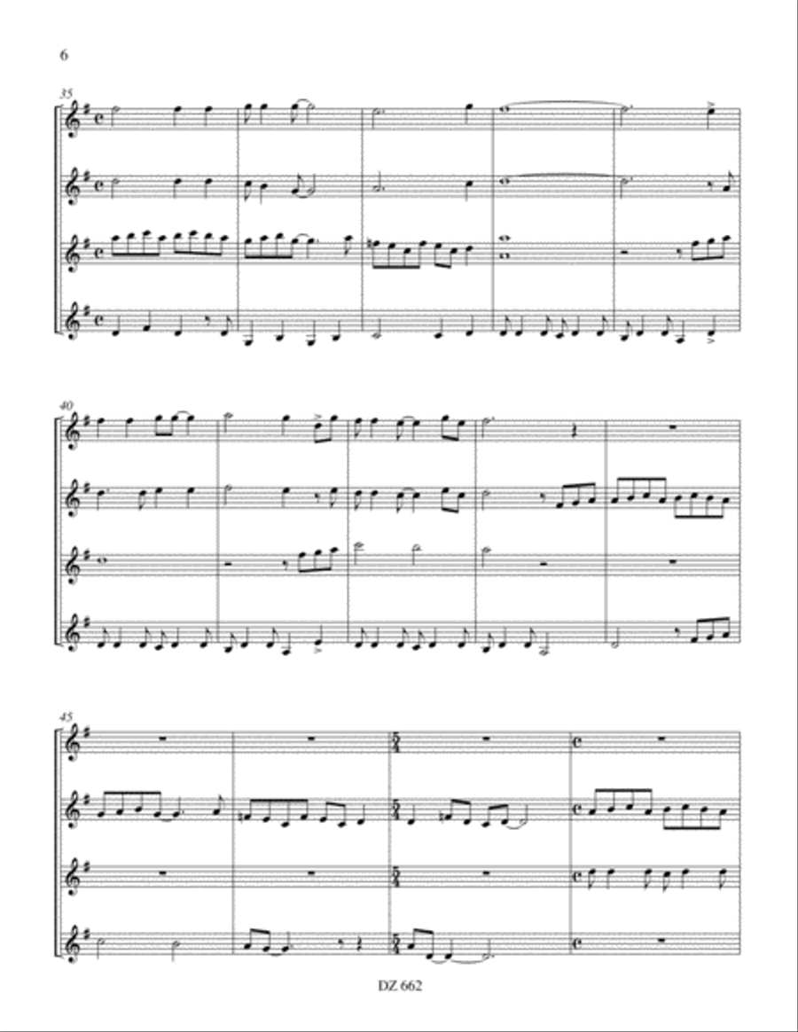 The Lost Doll - Flower Power Suite Guitar Ensemble scores gallery preview page 6