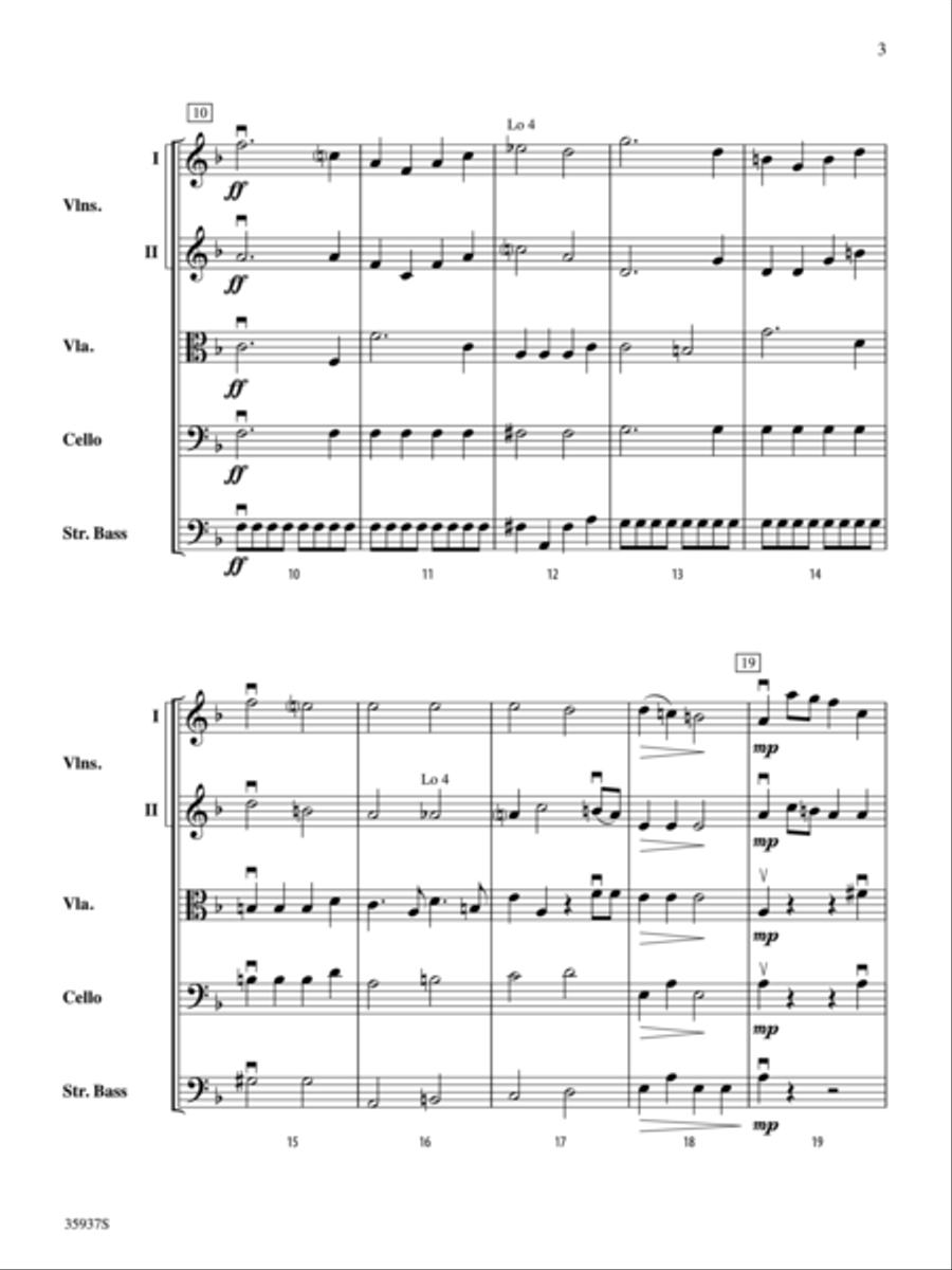Mozart Requiem -- Dies Irae String Orchestra scores gallery preview page 3