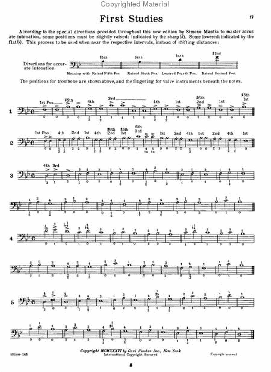 Arban-Prescott: First And Second Year Baritone Horn scores gallery preview page 2