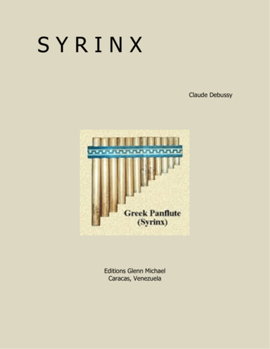 Syrinx for Solo Flute Flute Solo scores gallery preview page 1