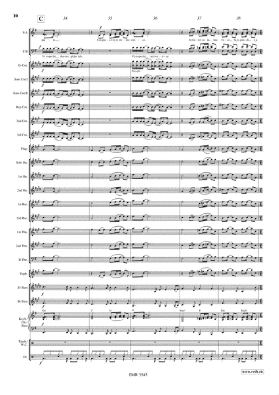 Vivo Per Lei 4-Part scores gallery preview page 11