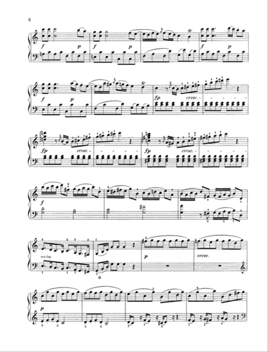 Sonata C major, K. 309 Sonata C major, K. 309 Piano Solo scores gallery preview page 5