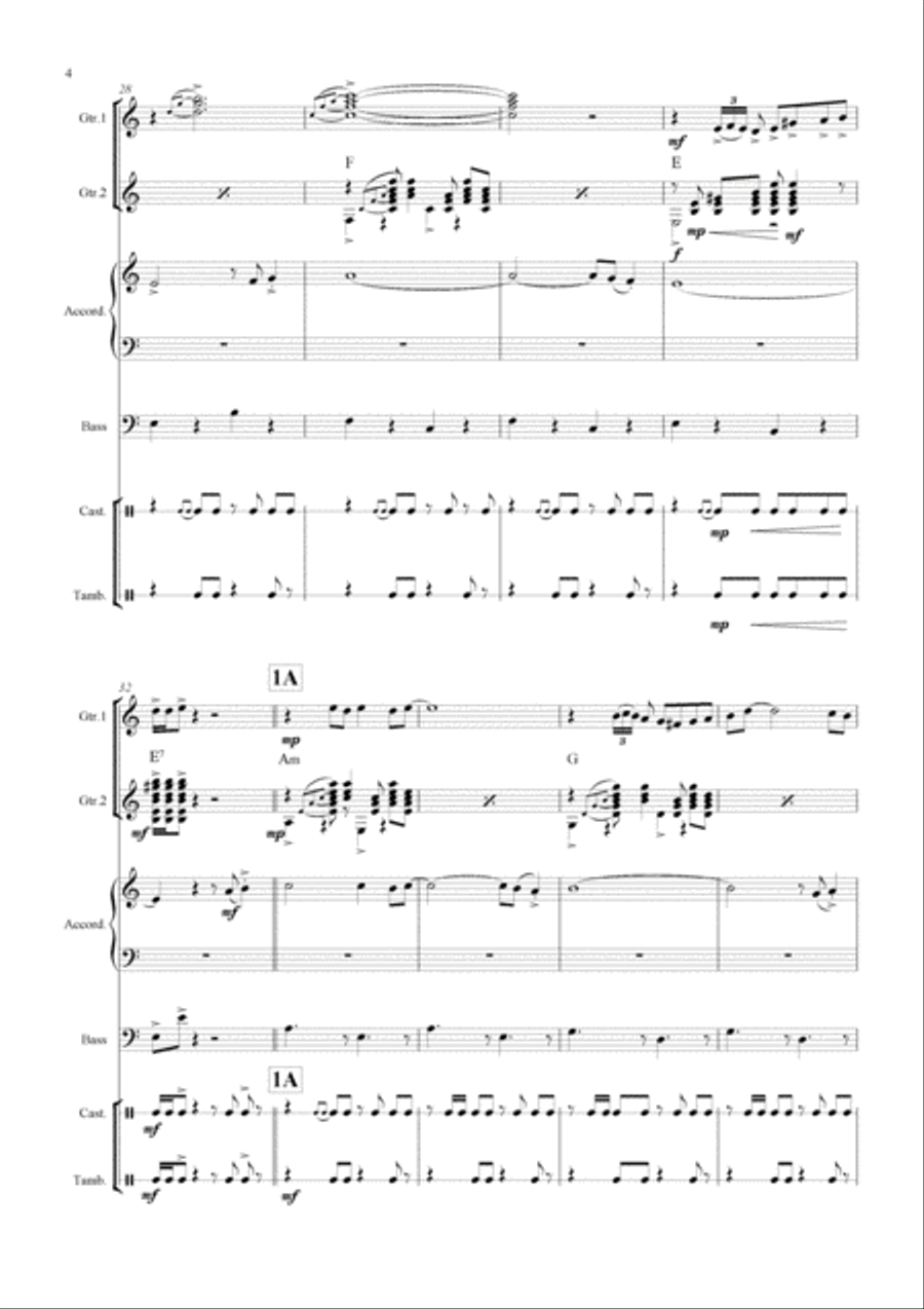 Entr'acte! Small Ensemble scores gallery preview page 4