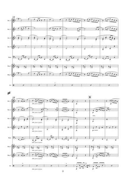 SAPPHIRE (Accordion orchestra full score and parts) image number null