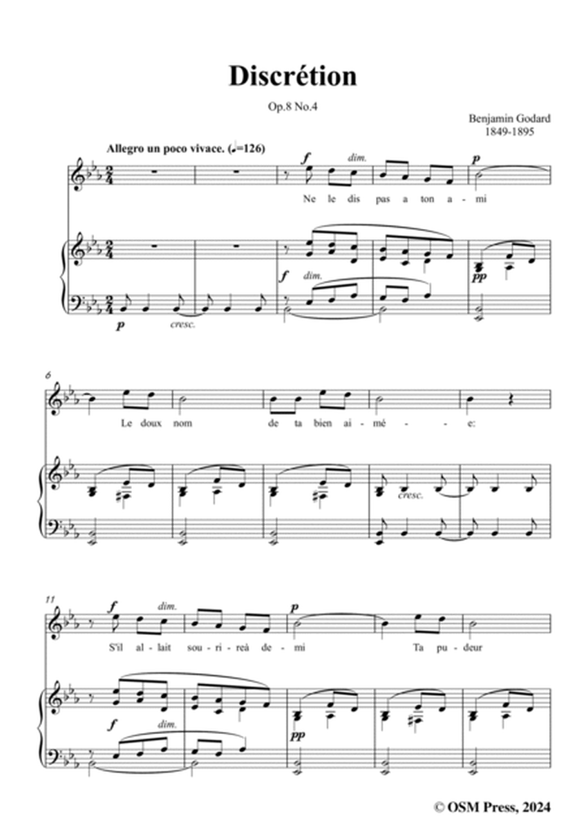 B. Godard-Discrétion,in E flat Major,Op.8 No.4