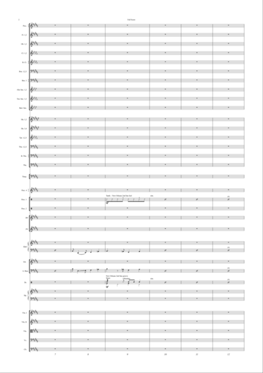 Walk Like An Egyptian Full Orchestra scores gallery preview page 2