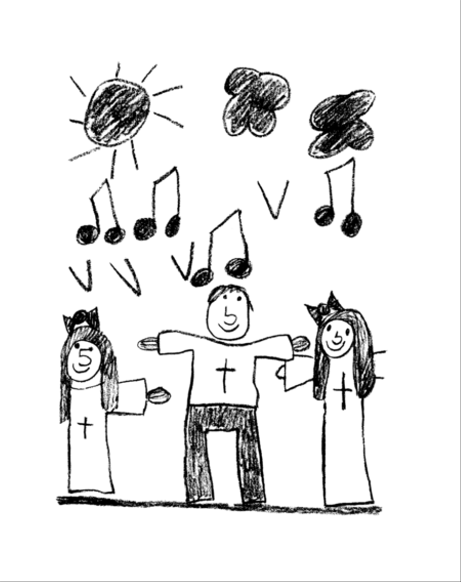 Little Ones Sing Praise: Christian Songs for Young Children Unison Choir scores gallery preview page 4