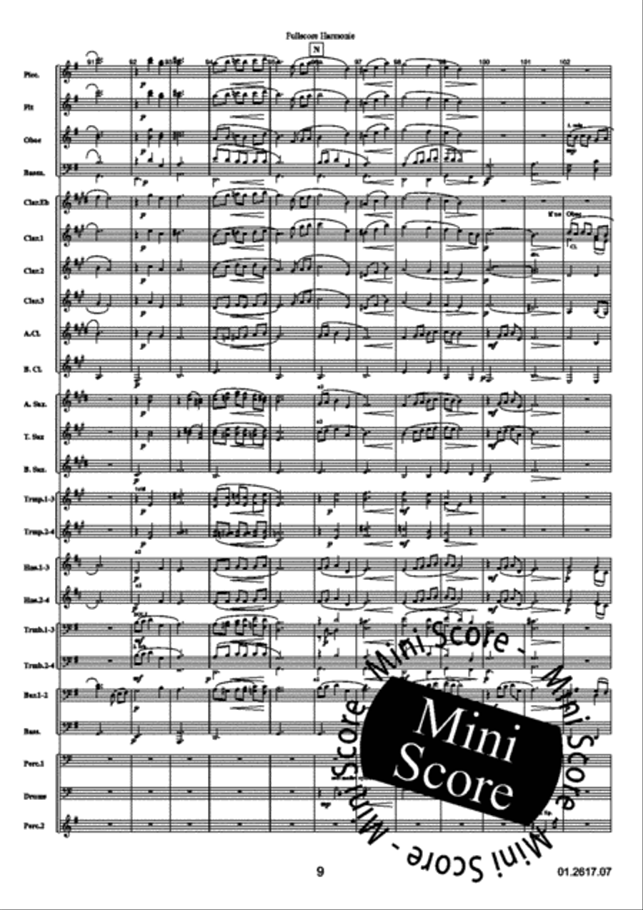 For Fans Only For Fans Only Concert Band scores gallery preview page 13