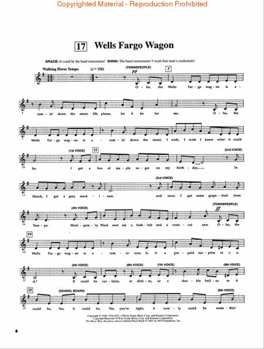 <br>Sheet music extract