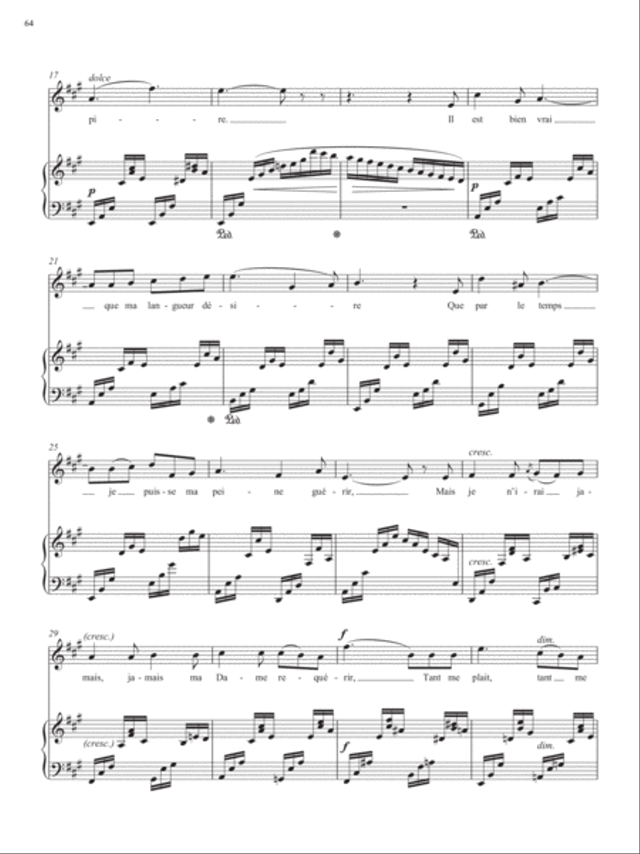 Op. 41, No. 6: Amour me tue from Songs of Gouvy, V1 Piano Accompaniment scores gallery preview page 3