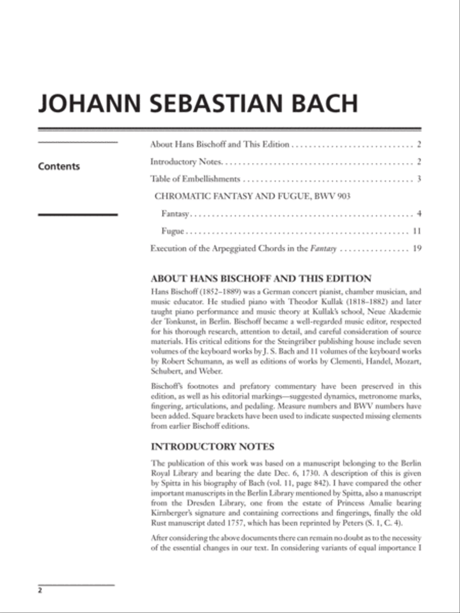 Chromatic Fantasy and Fugue, BWV 903 Small Ensemble scores gallery preview page 3