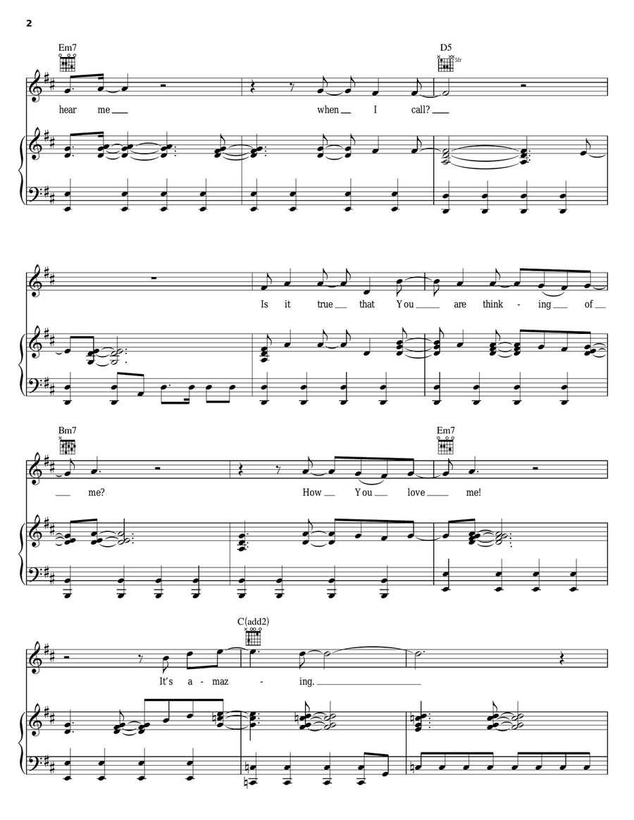 Friend Of God Friend Of God Piano, Vocal, Guitar scores gallery preview page 2