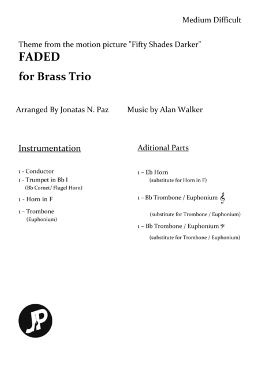 Faded Brass Ensemble scores gallery preview page 2
