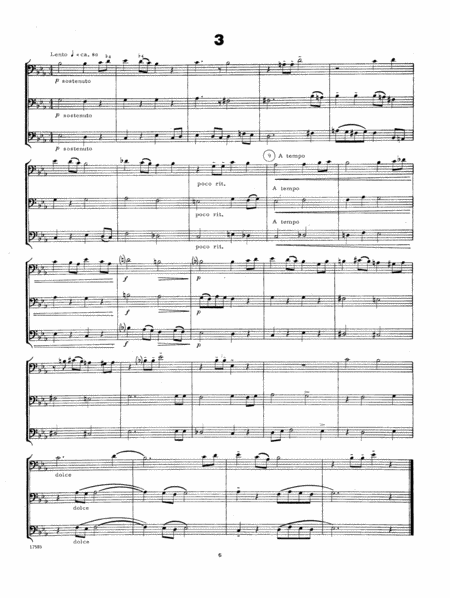 Melodic Trios For Trombones