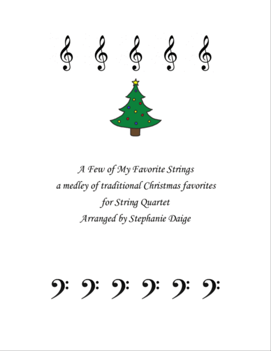 Book cover for String Quartet Christmas medley