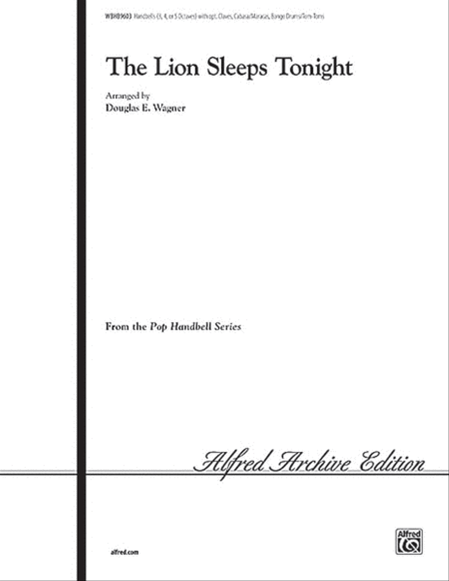 The Lion Sleeps Tonight Handbell Choir scores gallery preview page 1