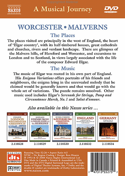 Musical Journey: England Worcestershire