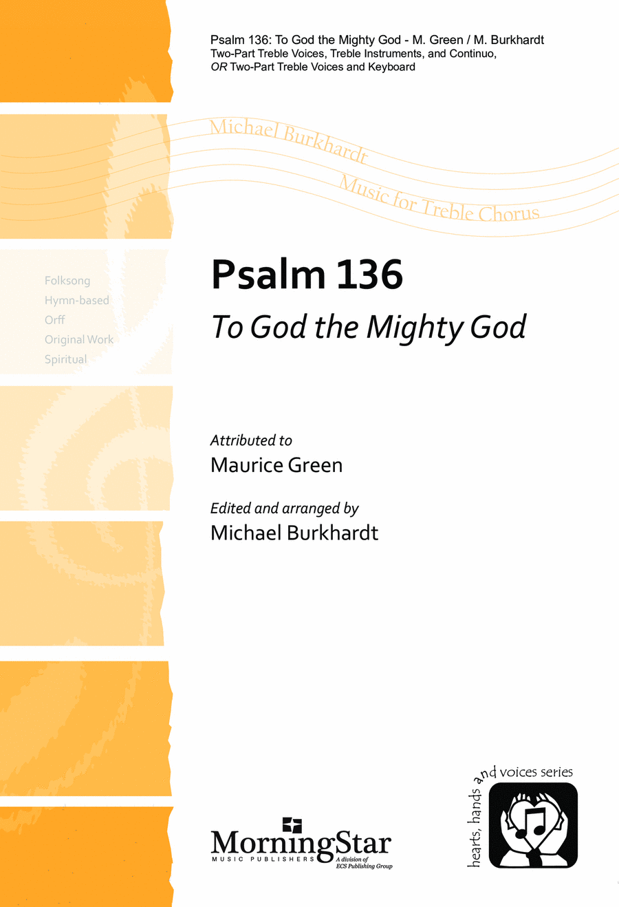 Psalm 136 Psalm 136 2-Part scores gallery preview page 1