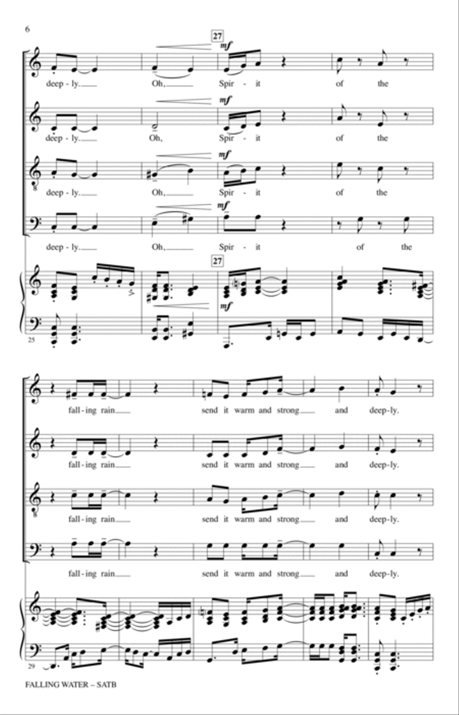 Falling Water 4-Part scores gallery preview page 4