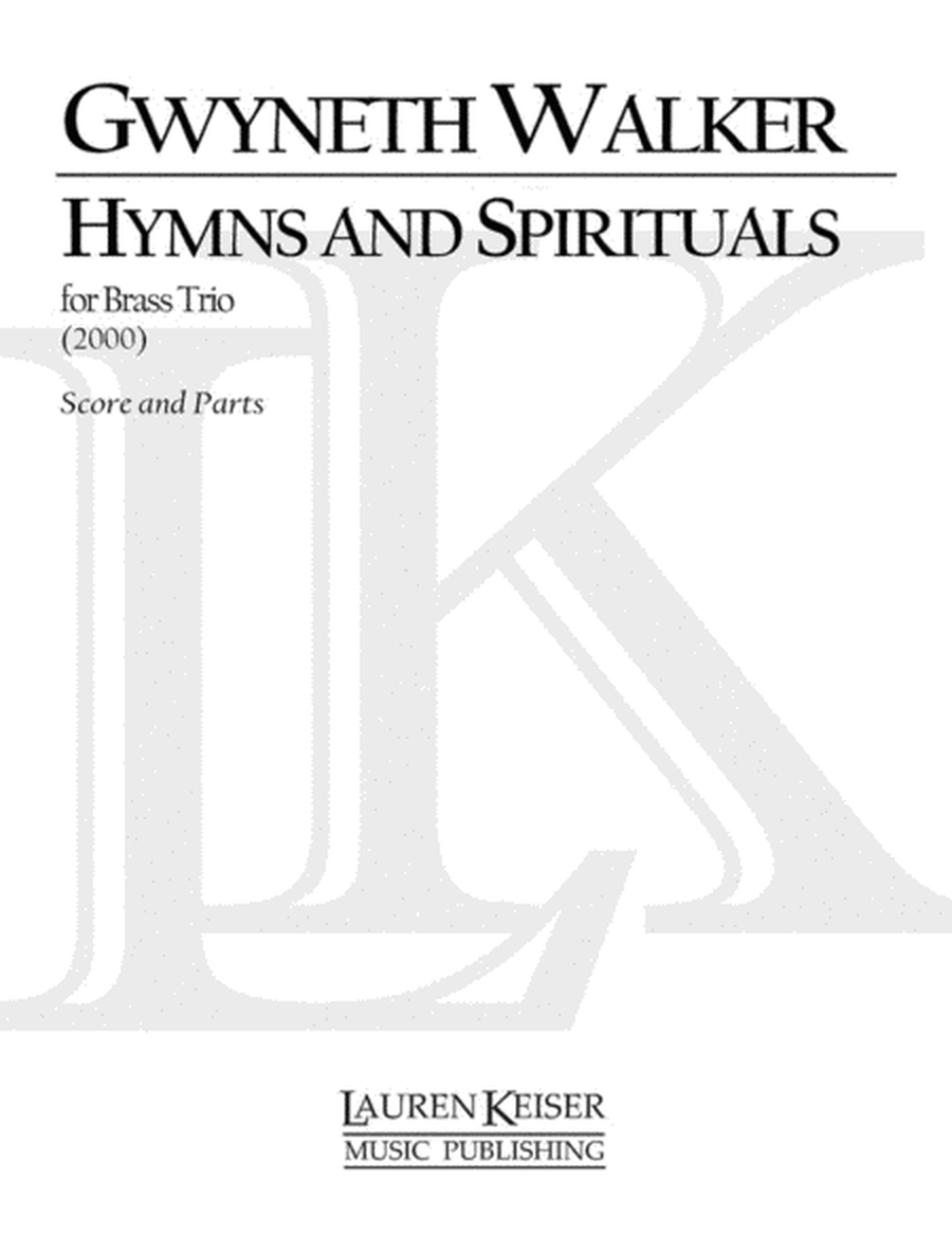Walker - Hymns And Spirituals Brass Trio Sc/Pts (Pod)