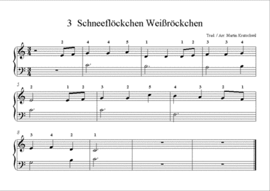 Easy Christmas for Piano Easy Piano scores gallery preview page 6