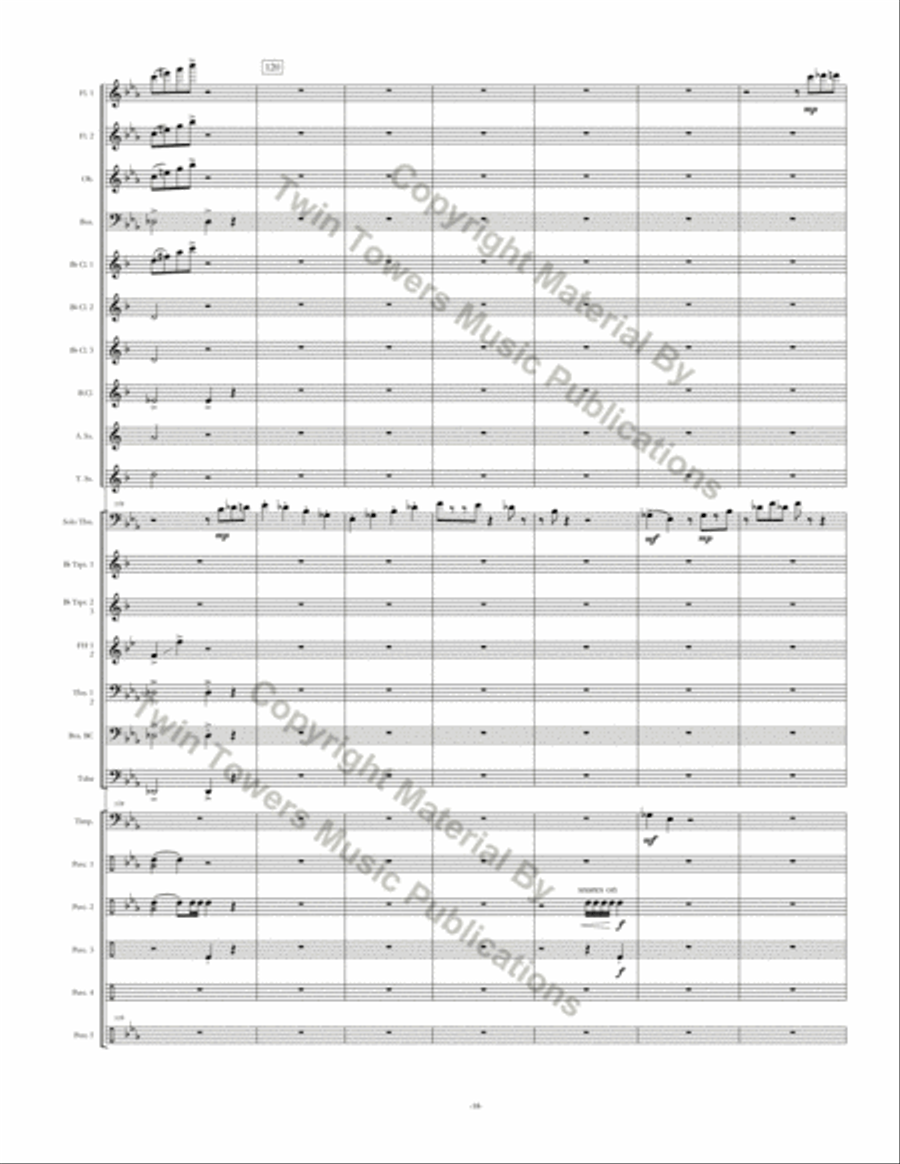 Seminar Concert Band scores gallery preview page 20