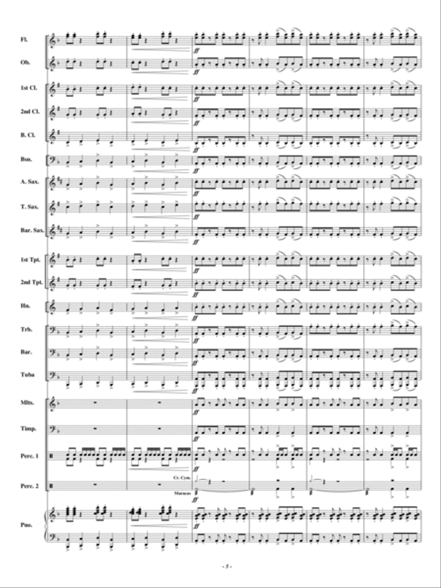 Snakebite! Concert Band scores gallery preview page 4