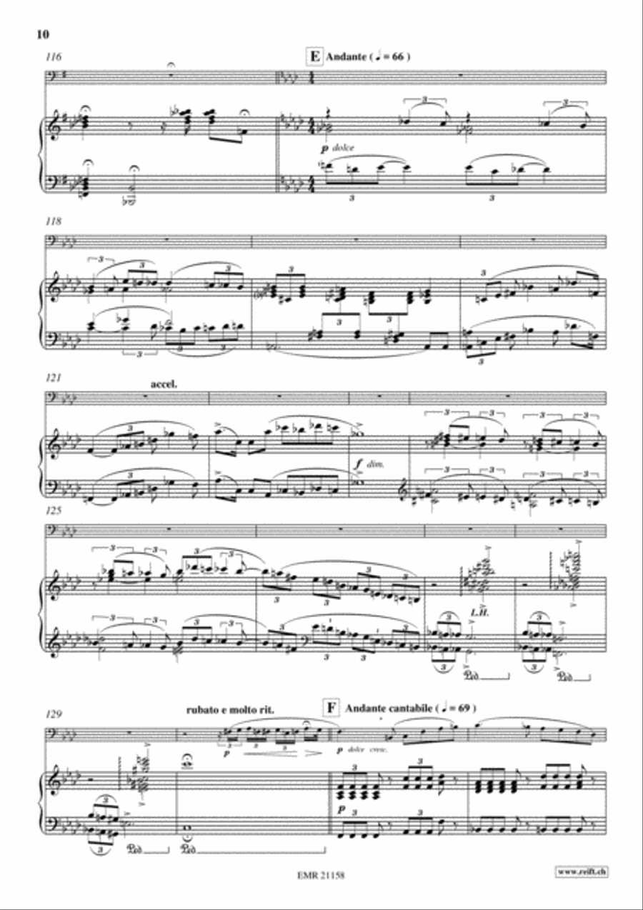 Concerto No. 2 Bass Trombone scores gallery preview page 10