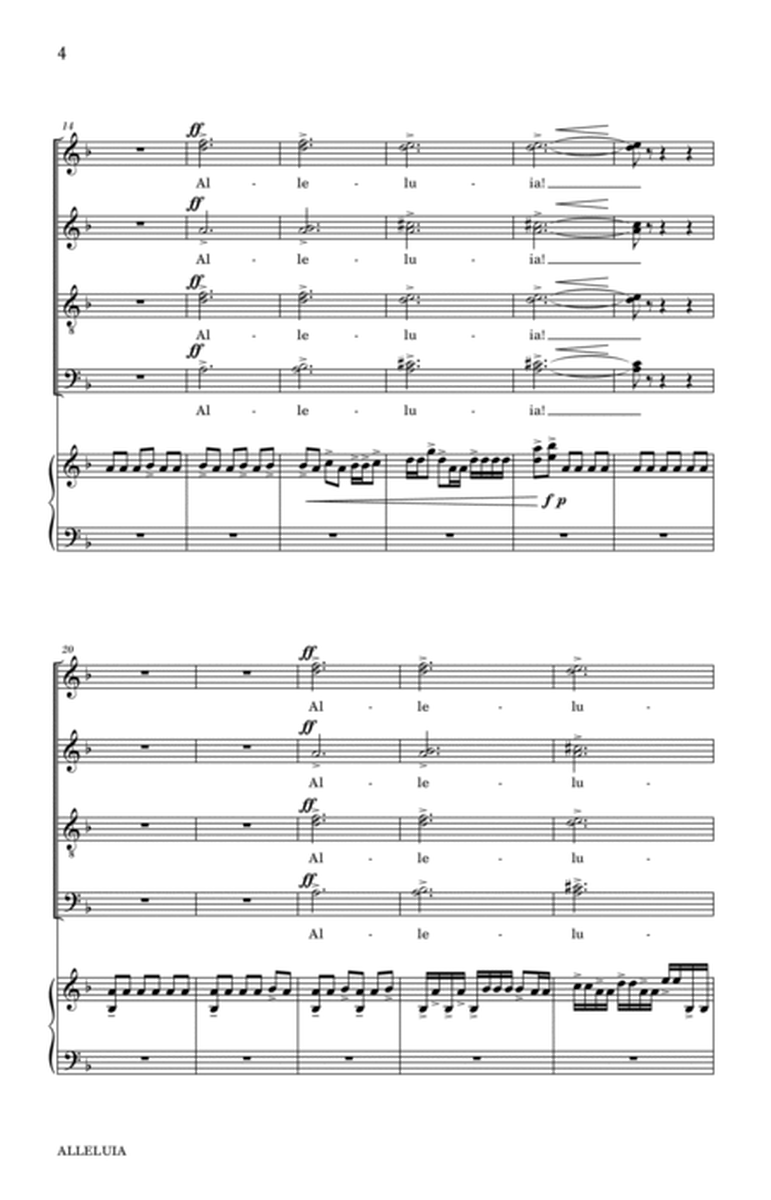 Alleluia (Includes Marimba)