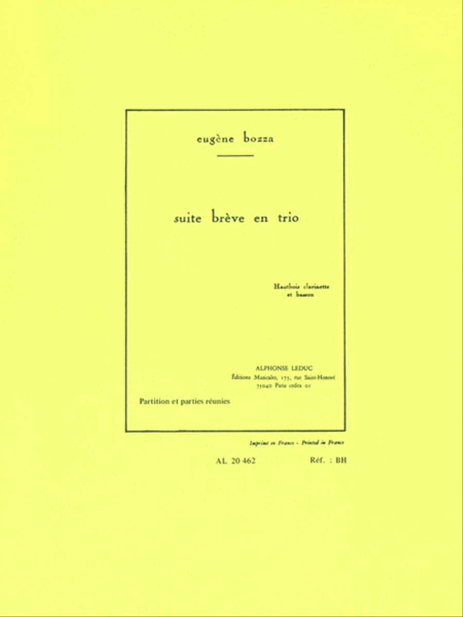 Short Suite in Trio Form, Op. 67 Bassoon scores gallery preview page 1