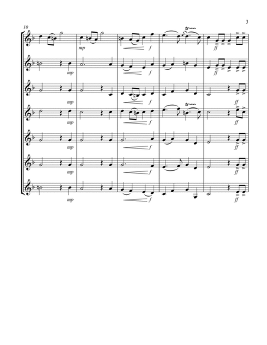 La Rejouissance (from "Heroic Music") (Eb) (Trumpet Septet)