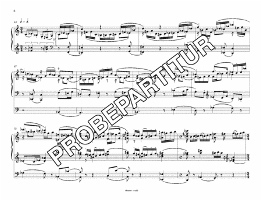 Introduktion, Passacaglia und Fuge uber B-A-C-H op. 150 Organ scores gallery preview page 7