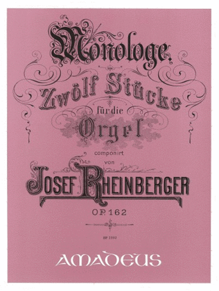 Book cover for Monologe op. 162