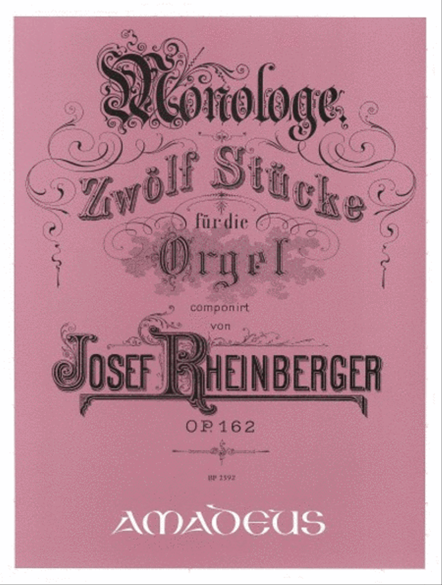 Monologe op. 162 Monologe op. 162 Organ scores gallery preview page 1