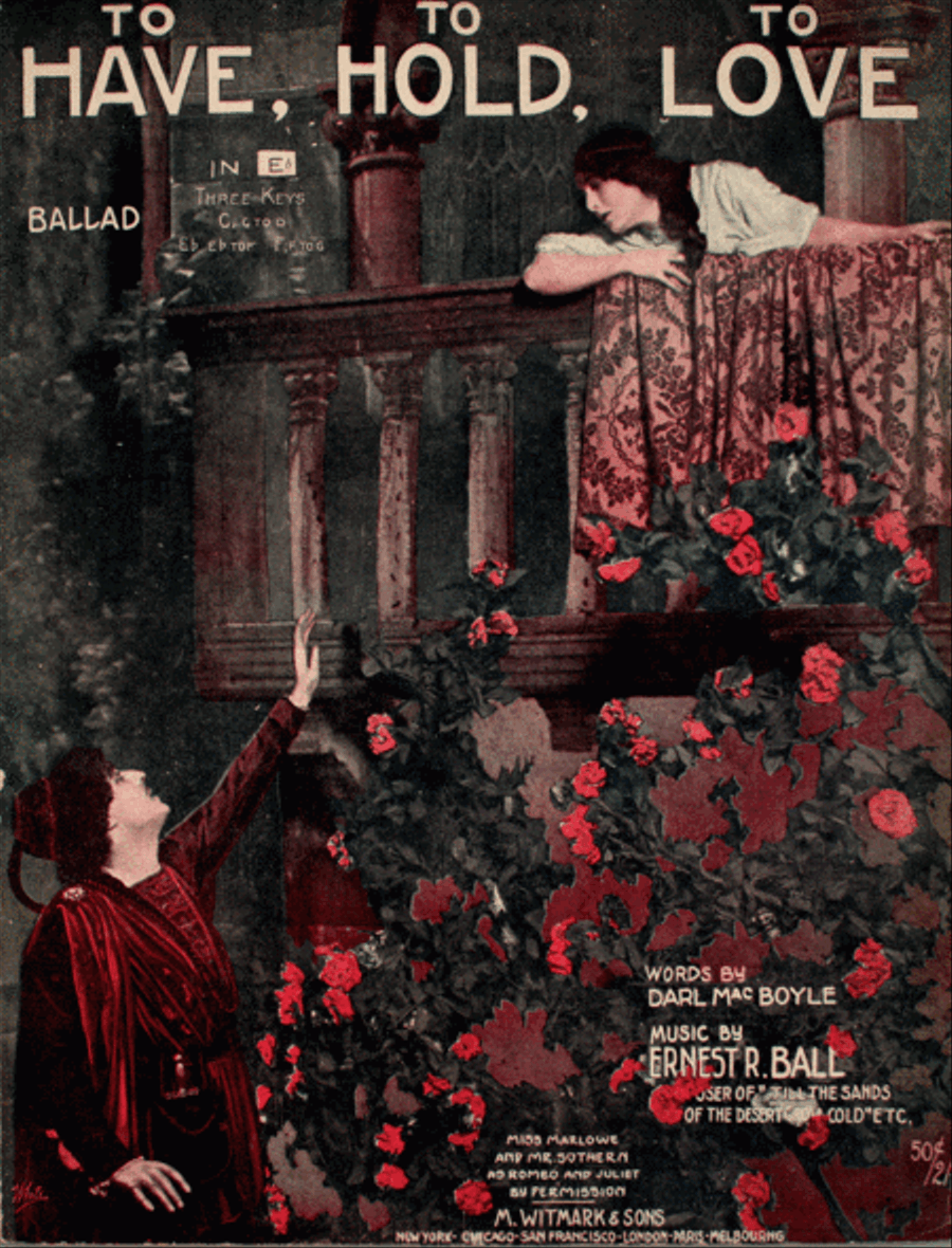 To Have, To Hold, To Love. Ballad Voice scores gallery preview page 1