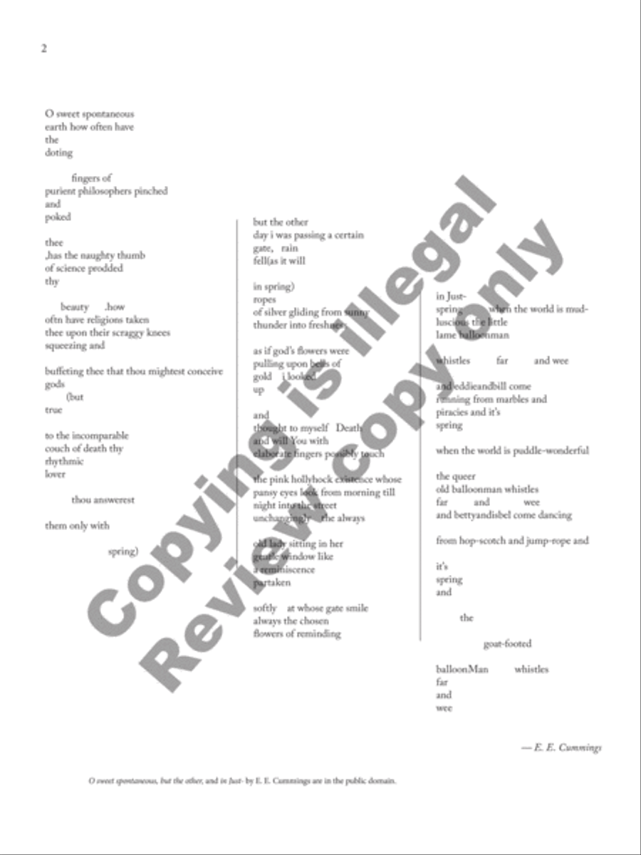 In Spring A Cappella scores gallery preview page 4
