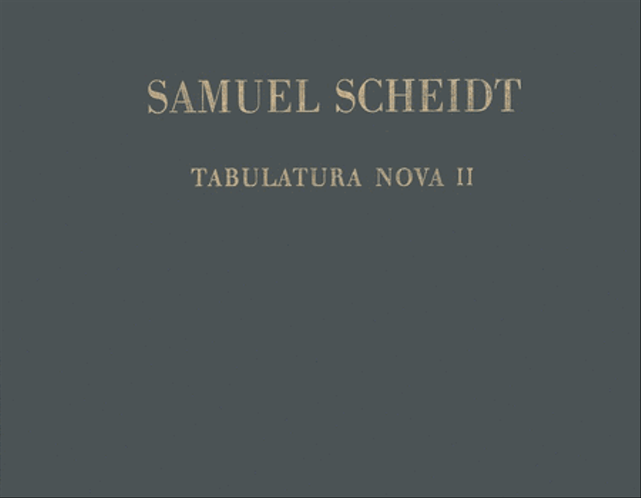 Complete Works of Samuel Scheidt by Samuel Scheidt Organ - Sheet Music