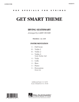 Book cover for Get Smart Theme - Full Score