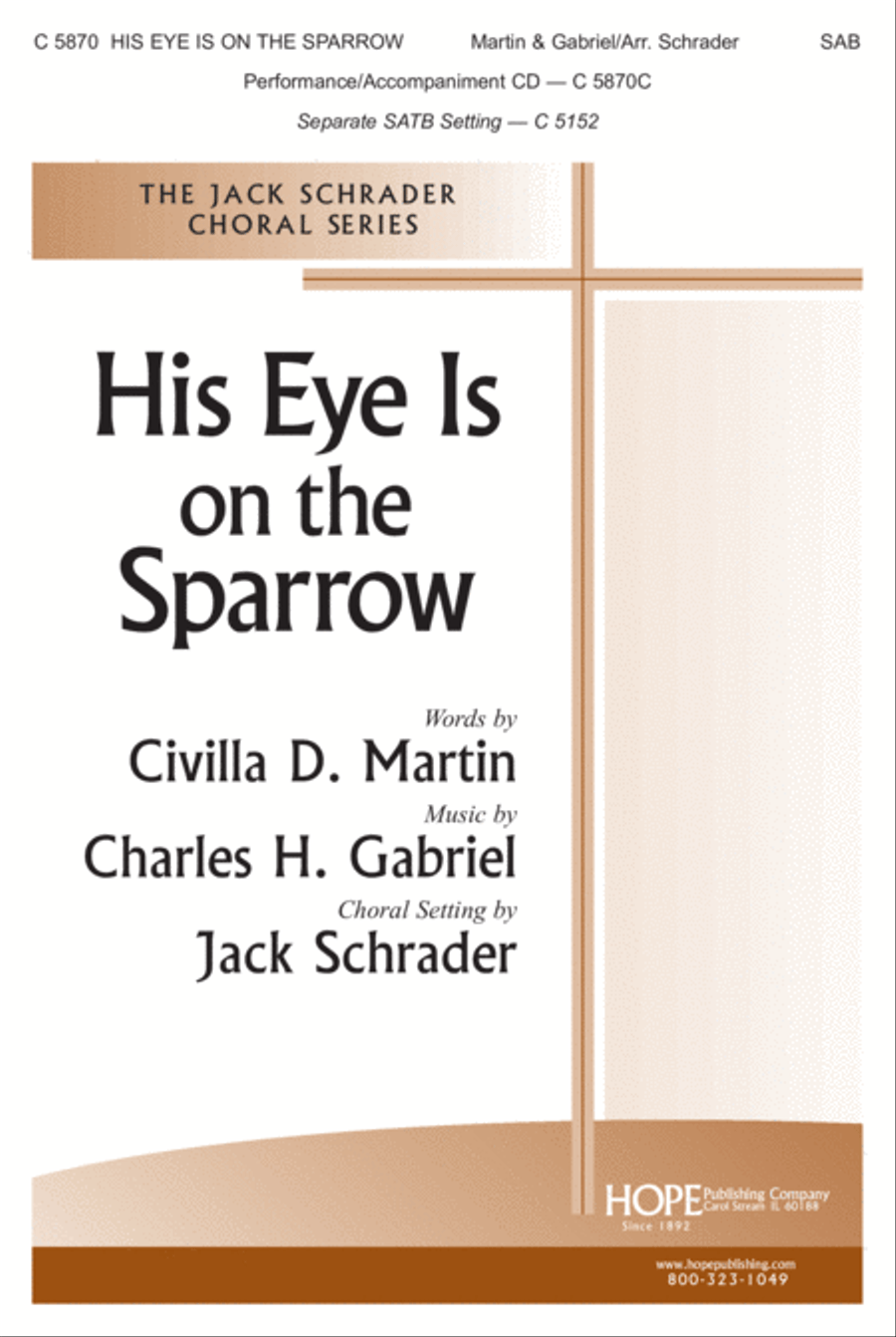 His Eye Is on the Sparrow 3-Part scores gallery preview page 2