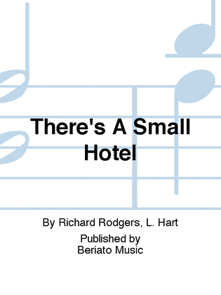 Book cover for There's A Small Hotel