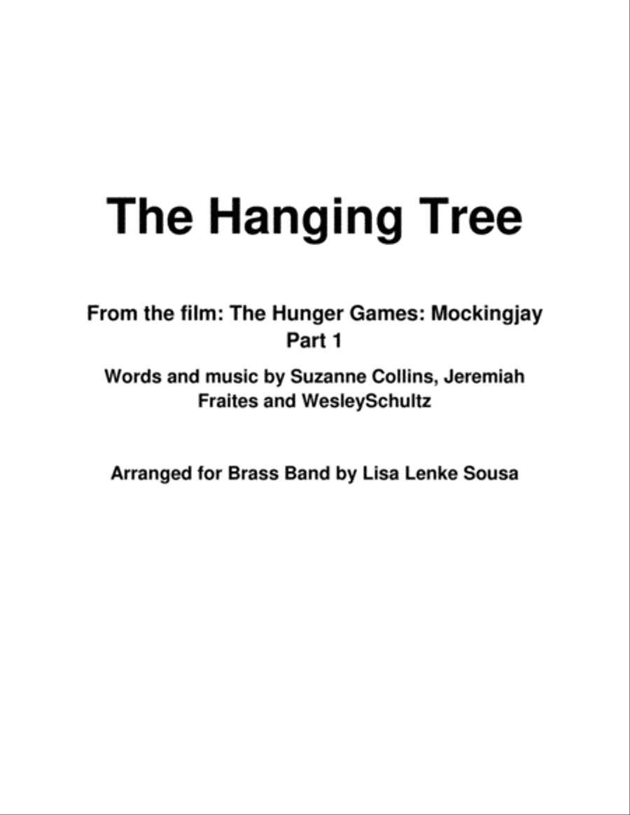 The Hanging Tree Brass Band scores gallery preview page 1
