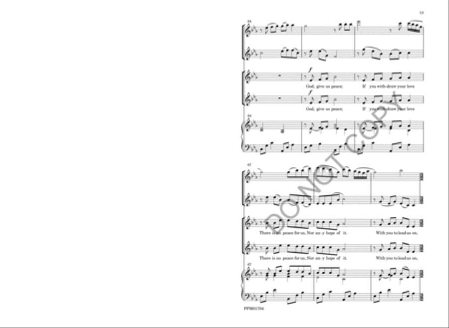 We Pray for Peace SA - Sheet Music page 16