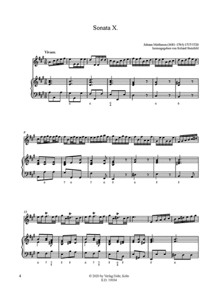 Der brauchbare Virtuoso für Traversflöte und Basso continuo -Vol. 4: Sonaten X-XII-